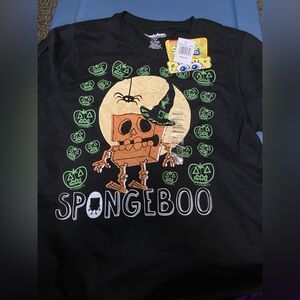 SpongeBob Halloween Kids Costume T-Shirt - Black